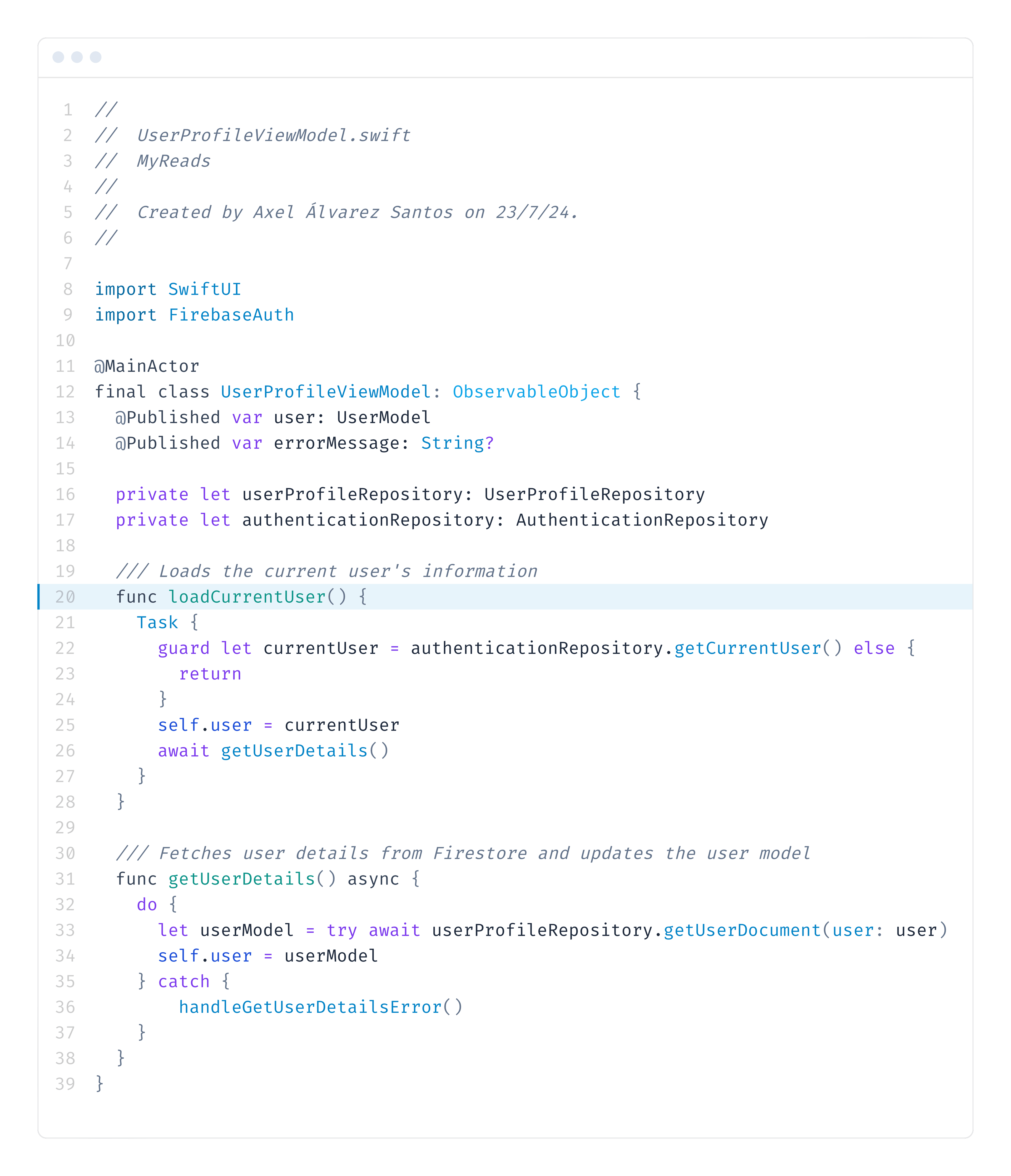MyReads ViewModel code