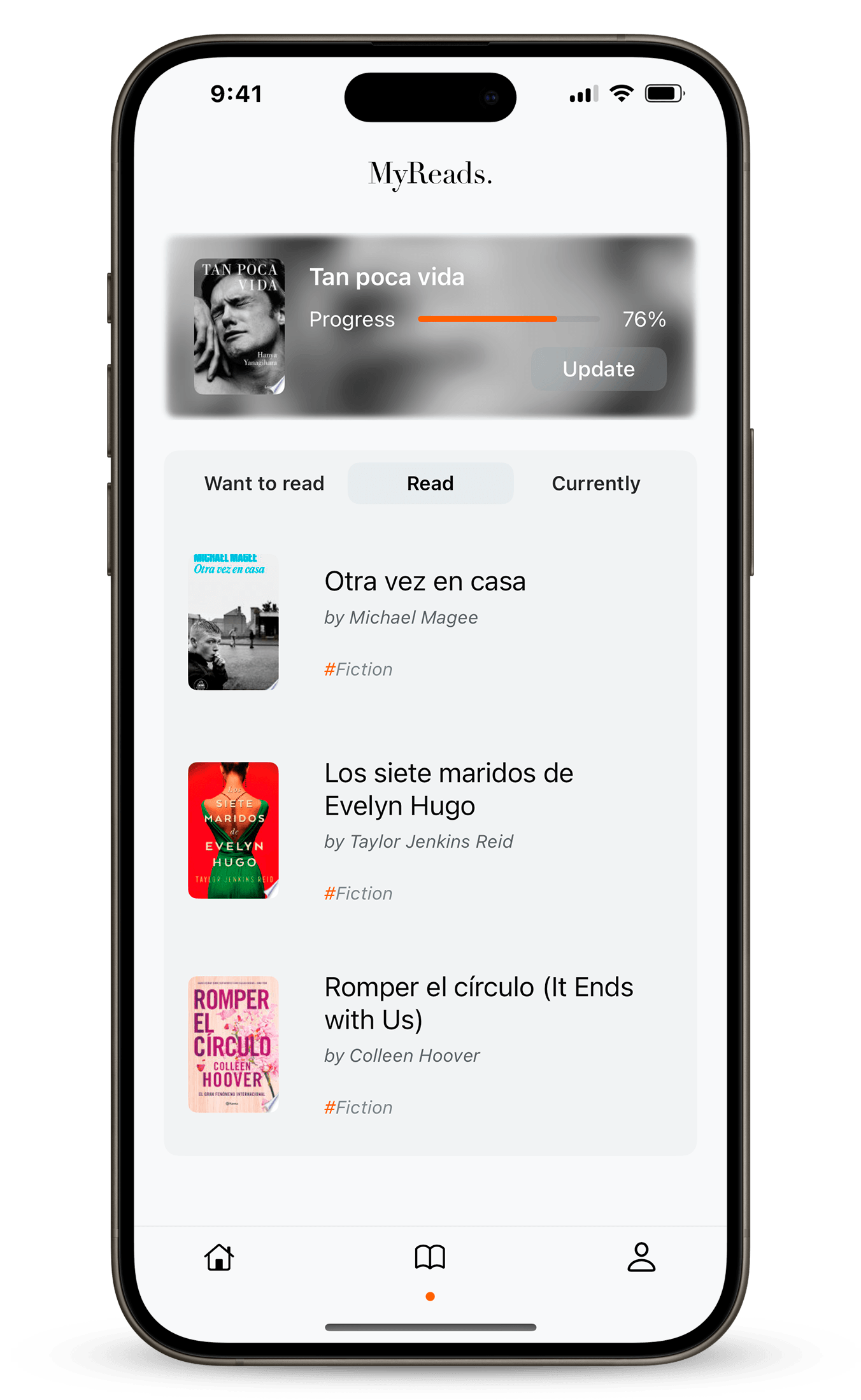 MyReads Firestore storage